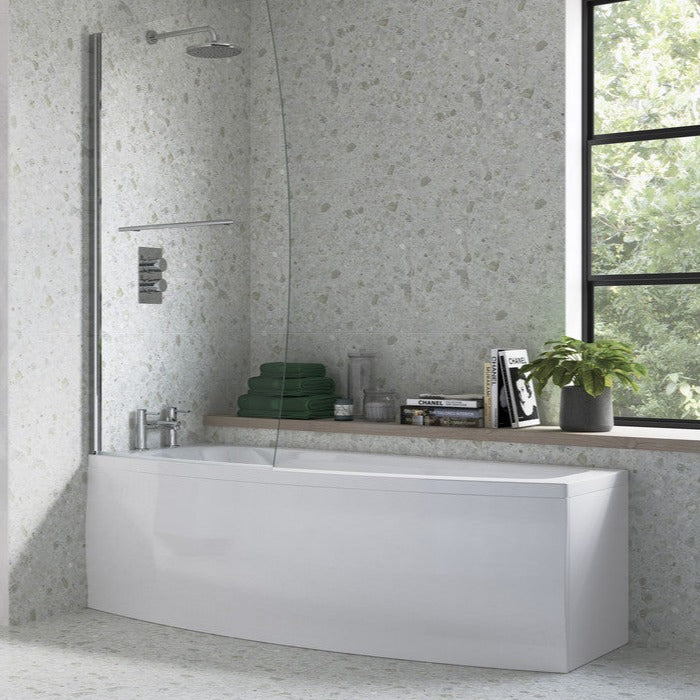 Space Saver Bath Screen-Bath Screens-DIBS0092-