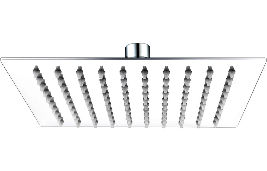 Square Ultraslim Showerhead - St/Steel-Shower Heads-DICM0640-200mm-