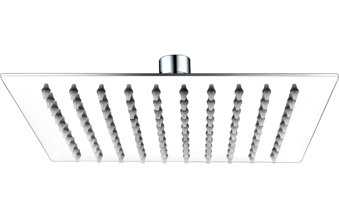 Square Ultraslim Showerhead - St/Steel-Shower Heads-DICM0640-200mm-