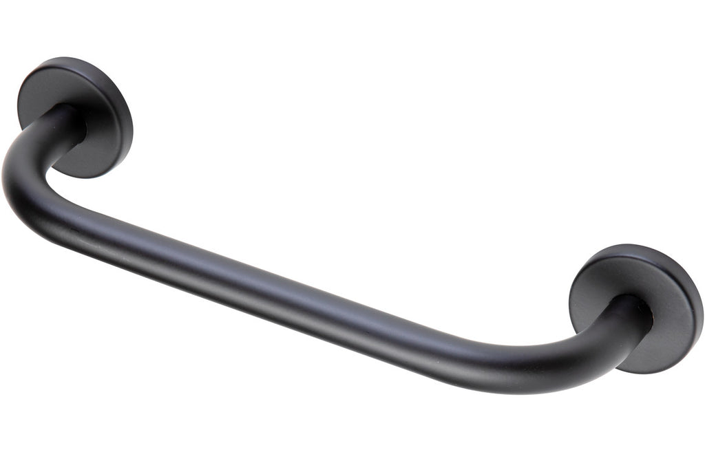 Straight 64cm Grab Rail - Matt Black-Enclosure Accessories-DIAC0198-