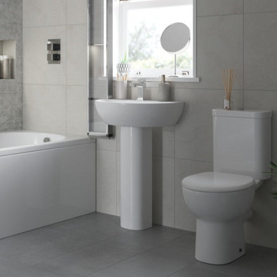 Tammy 500x390mm 1TH Semi Recessed Basin-Basins-DIPB1204-