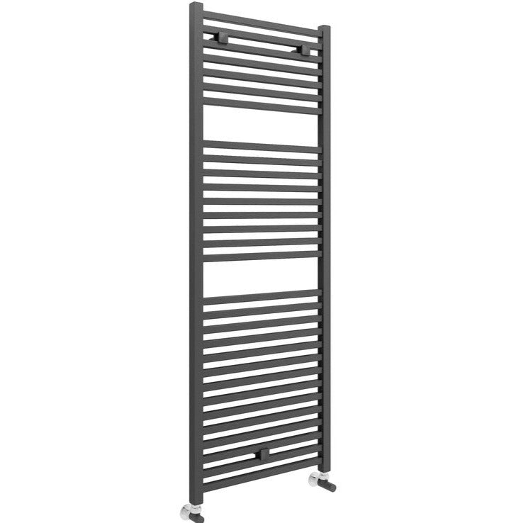 Tanout Square Ladder Radiator-Heating-DIRA0304-Anthracite-500x1420mm-