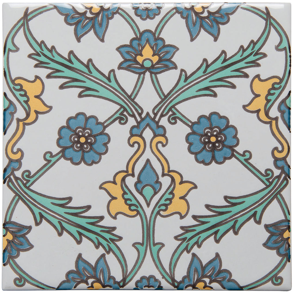 The Winchester Tile Collection Artisan Topkapi-Topkapi Yellow on Helmingham-IM-0012814