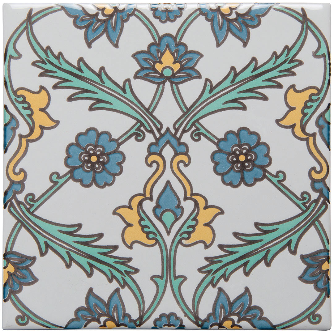 The Winchester Tile Collection Artisan Topkapi-Topkapi Yellow on Helmingham-IM-0012814