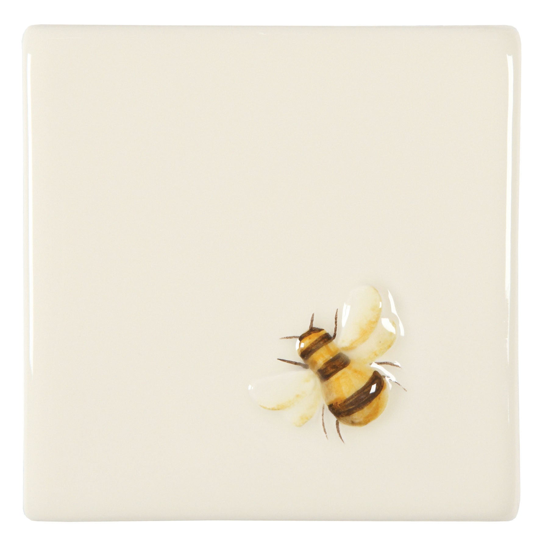 The Winchester Tile Collection Classic Bugs on Off White-Napoleon Bee On Off White-IM-0005657
