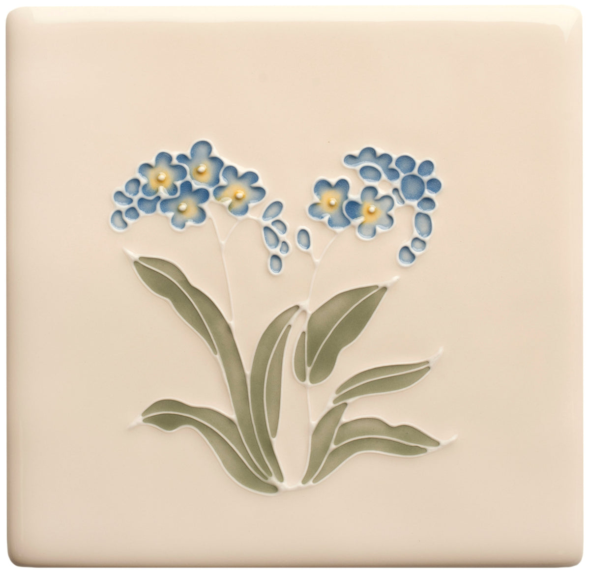 The Winchester Tile Collection Classic Floral Collection-Floral Collection Forget-Me-Not Tubelined-IM-0027631