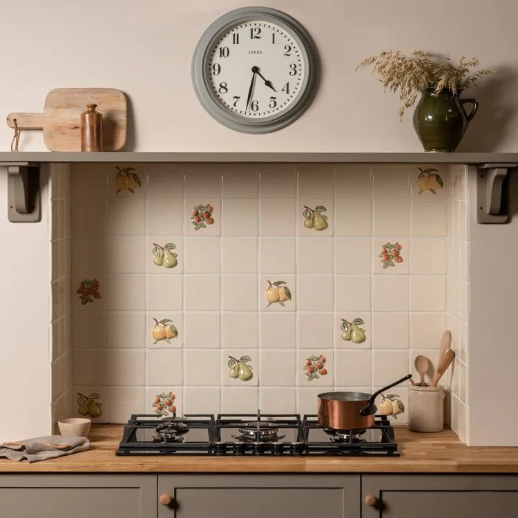 The Winchester Tile Collection Classic Summer Fruits Handpainted Tiles-