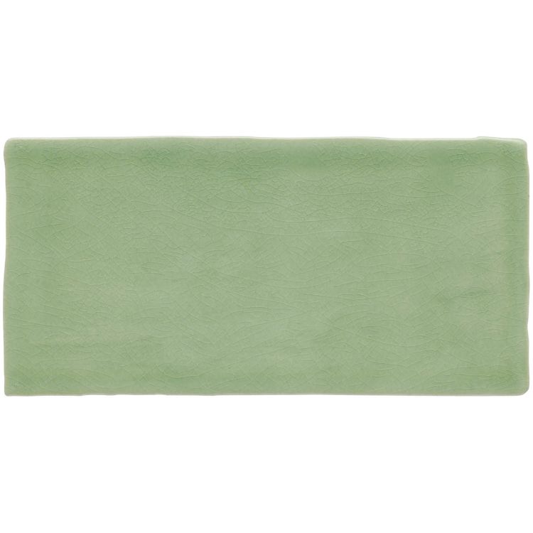 The Winchester Tile Collection Residence Arcadian Crackle Brick Tile-Estuary Half Tile-IM-0023831