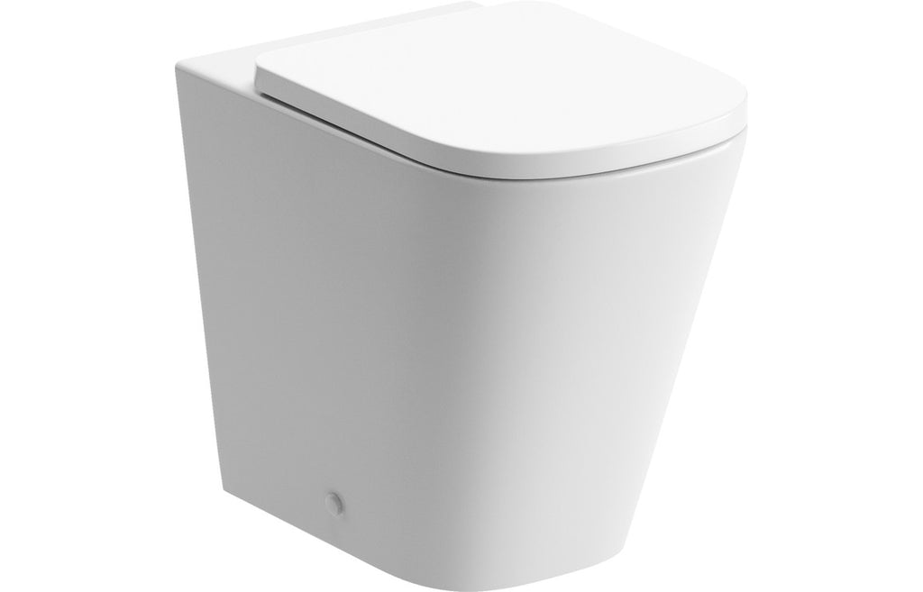 Tilly Rimless Back To Wall Short Projection WC & Soft Close Seat-Toilets-DITP0304-
