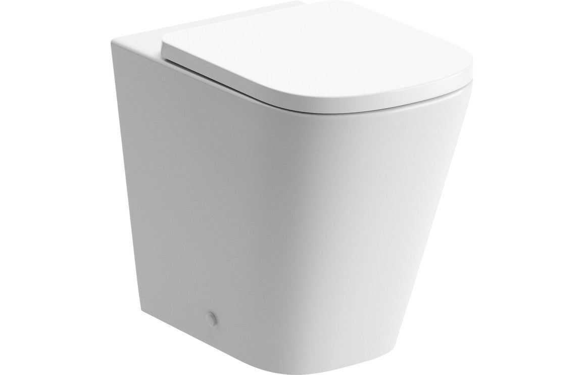 Tilly Rimless Back To Wall Short Projection WC & Soft Close Seat-Toilets-DITP0304-