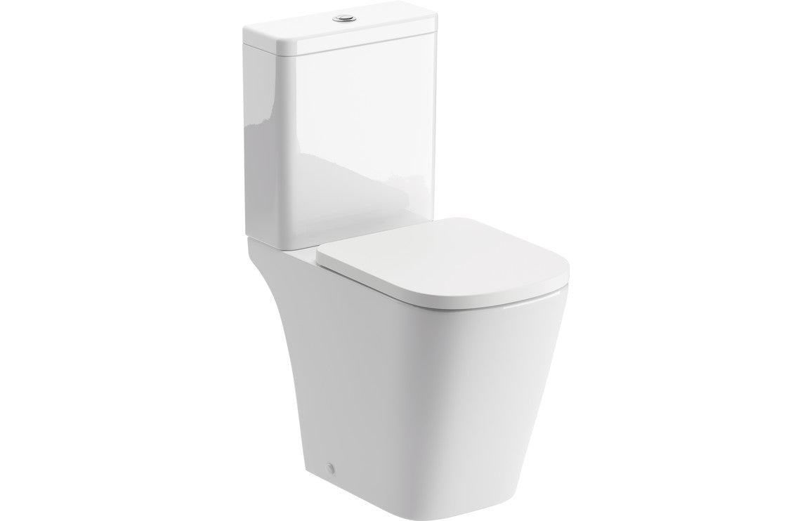 Tilly Rimless Close Coupled Open Back Short Projection WC-Toilets-DIPTP0300-