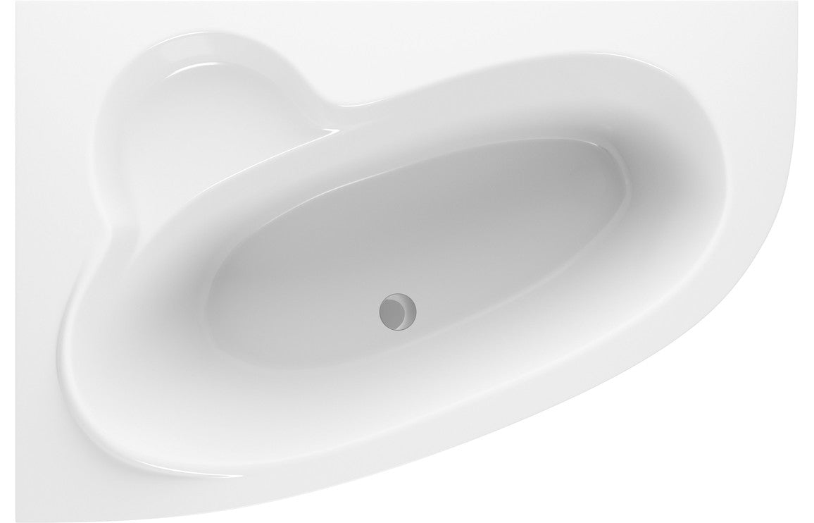 Trojan Orlando Reinforced Corner Bath 1500x1040mm-Baths-CAPAB0621T-Left Hand-