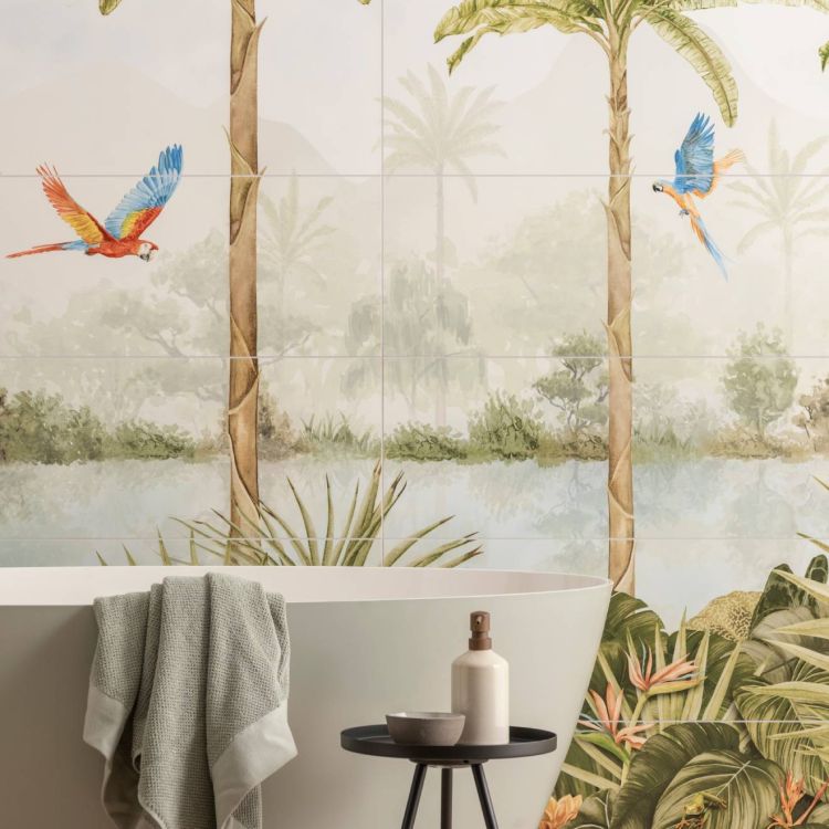 Original Style Living Tropical Oasis Panel B 100x250cm