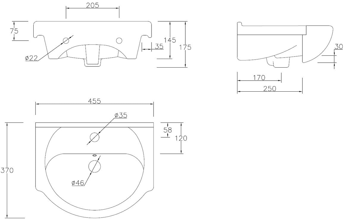 Vista Vanity Unit & Toilet Pack 450mm White Gloss-Toilets-DIFTP2558-