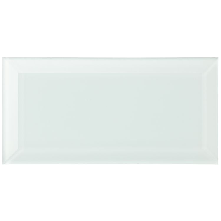 Original Style Glassworks Volga Clear Bevel Glass Tile 10x20cm