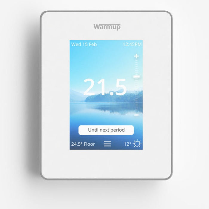 Warmup 6iE Smart Wi-Fi Thermostat-Heating-DIUH0016-White-