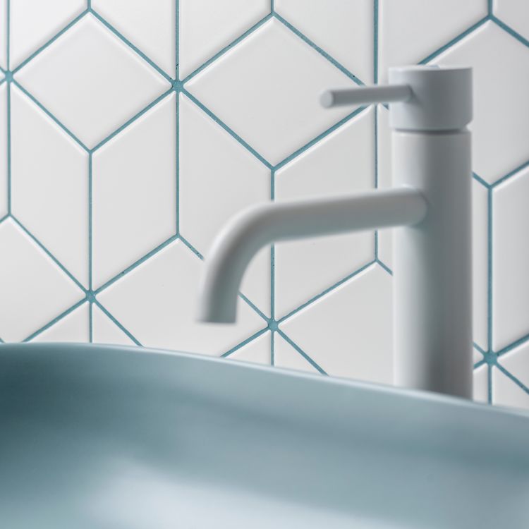Original Style Mosaics Rhombus Matt Large Mosaic Tile 30x30cm