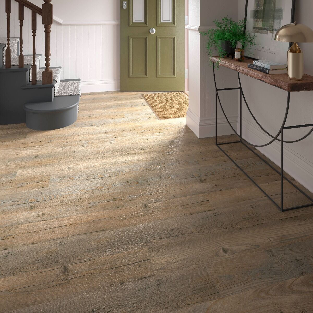ClickLux Click-Fit Luxury Vinyl Tiles Rustic Willow 18x122cm-Verona-L10006