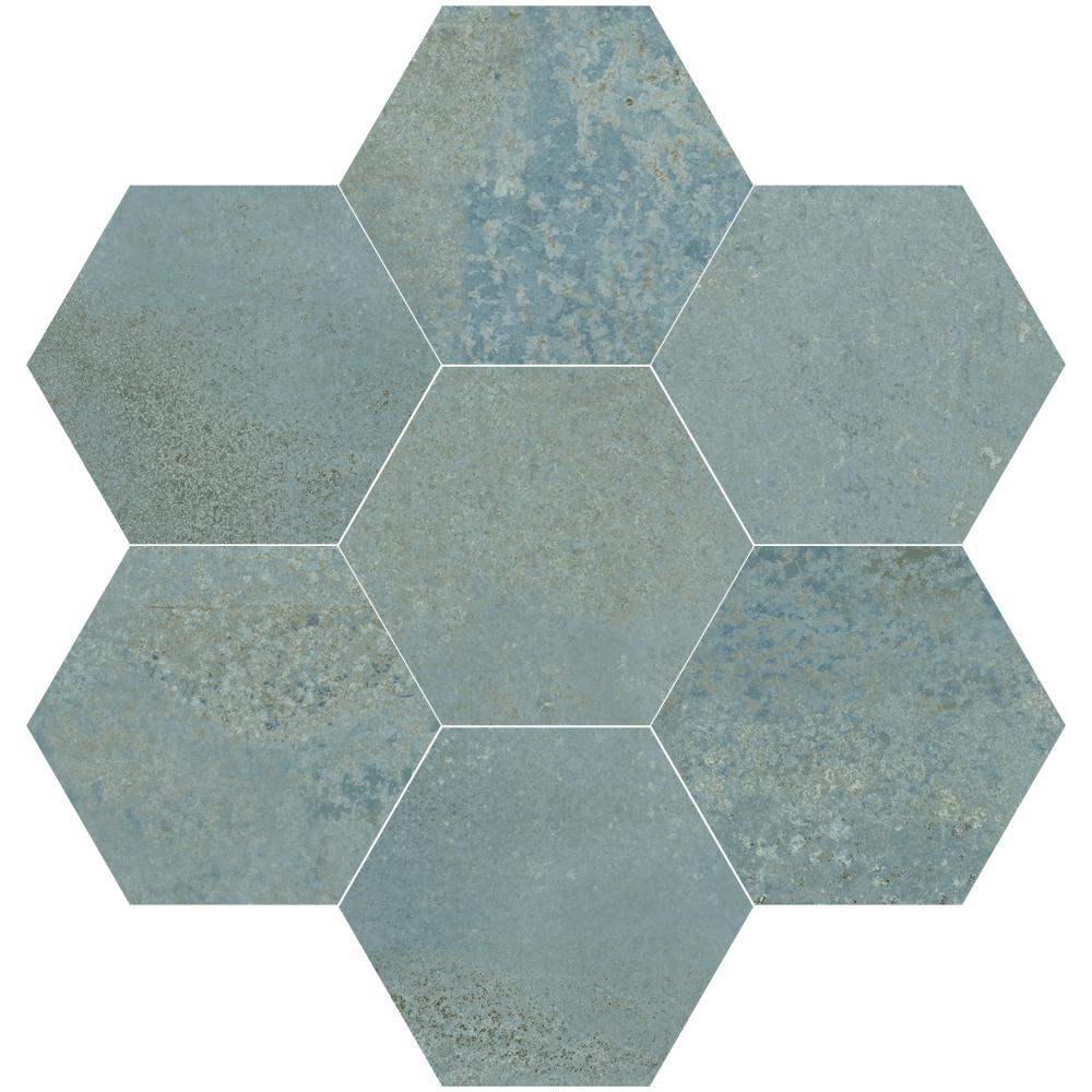 Dune Magnet Hexagon Mint Wall & Floor Tile 15x17cm