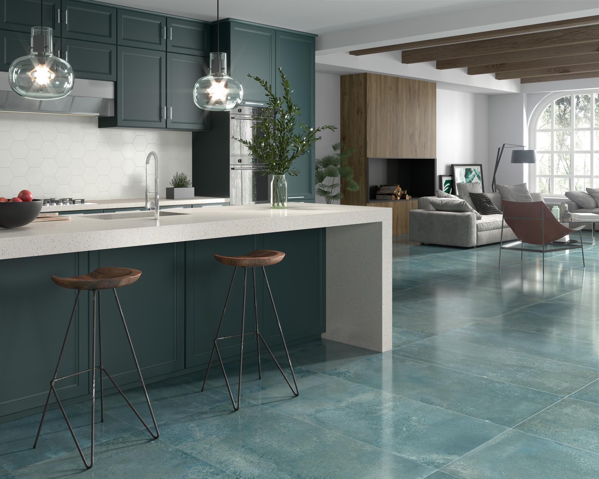 Dune Magnet Hexagon Frozen Wall & Floor Tile 15x17cm