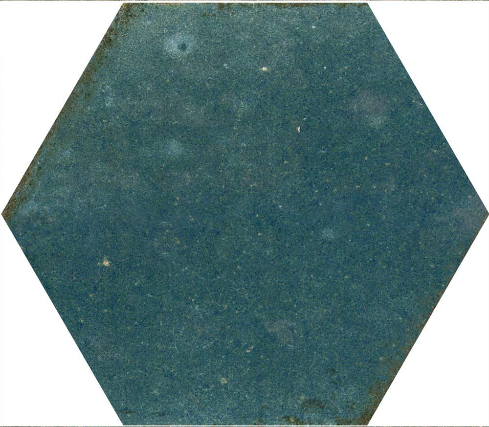 Hope Blue Hexagon Gloss Ceramic Wall Tiles 15x17.3cm-Verona-P12068