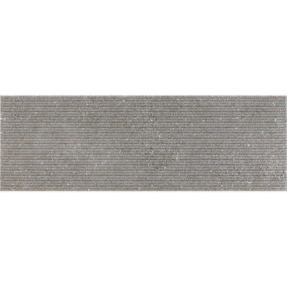 Kalksten Anthracite Ceramic Decor Wall Tile 25x75cm-Verona-P11073