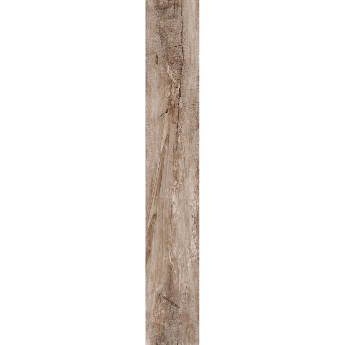 La Foresta Brown Wood Effect Porcelain Tile 15x100cm