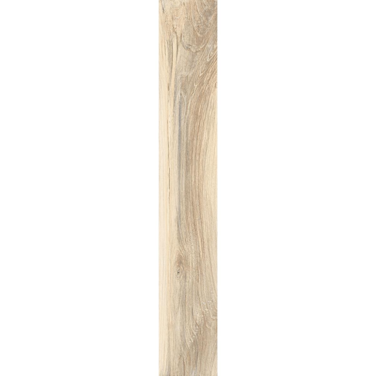 La Foresta Cream Wood Effect Porcelain Tile 15x100cm