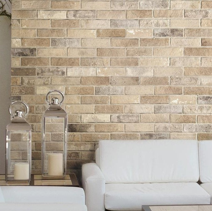 Rondine Bristol Cream Brick Slips 6x25cm