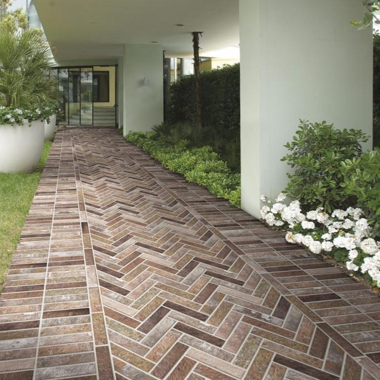 Rondine Bristol Red Brick Slips 6x25cm