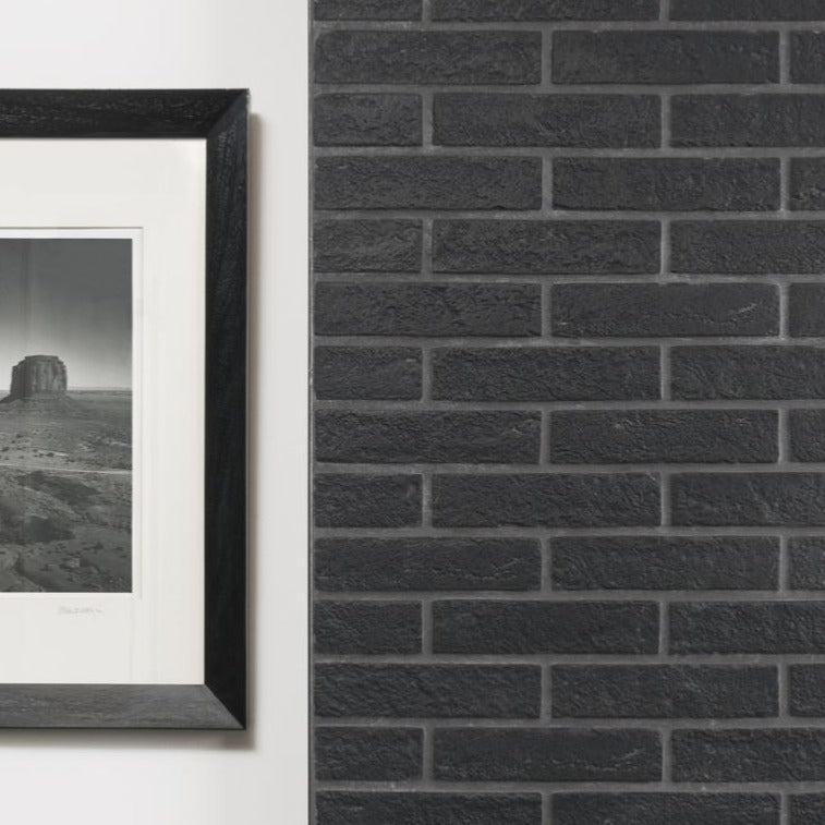 Rondine New York Black Brick Slips 6x25cm