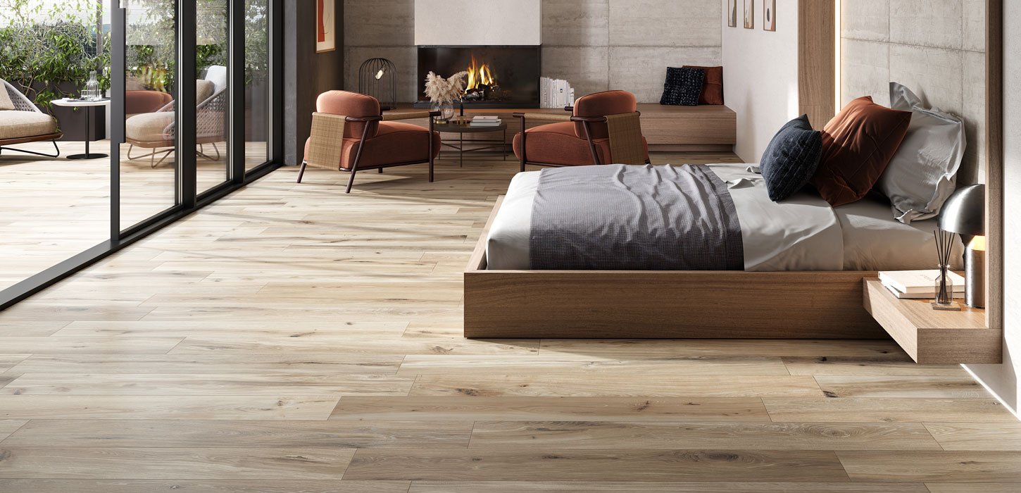 Rondine Timeless Ecru Outdoor Porcelain Slab Tile 40x120cm