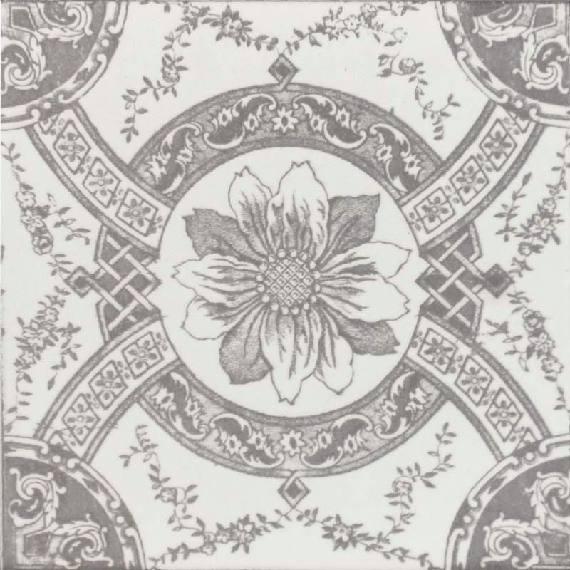 Morocco Grey Pattern Tile 20x20cm-Tile