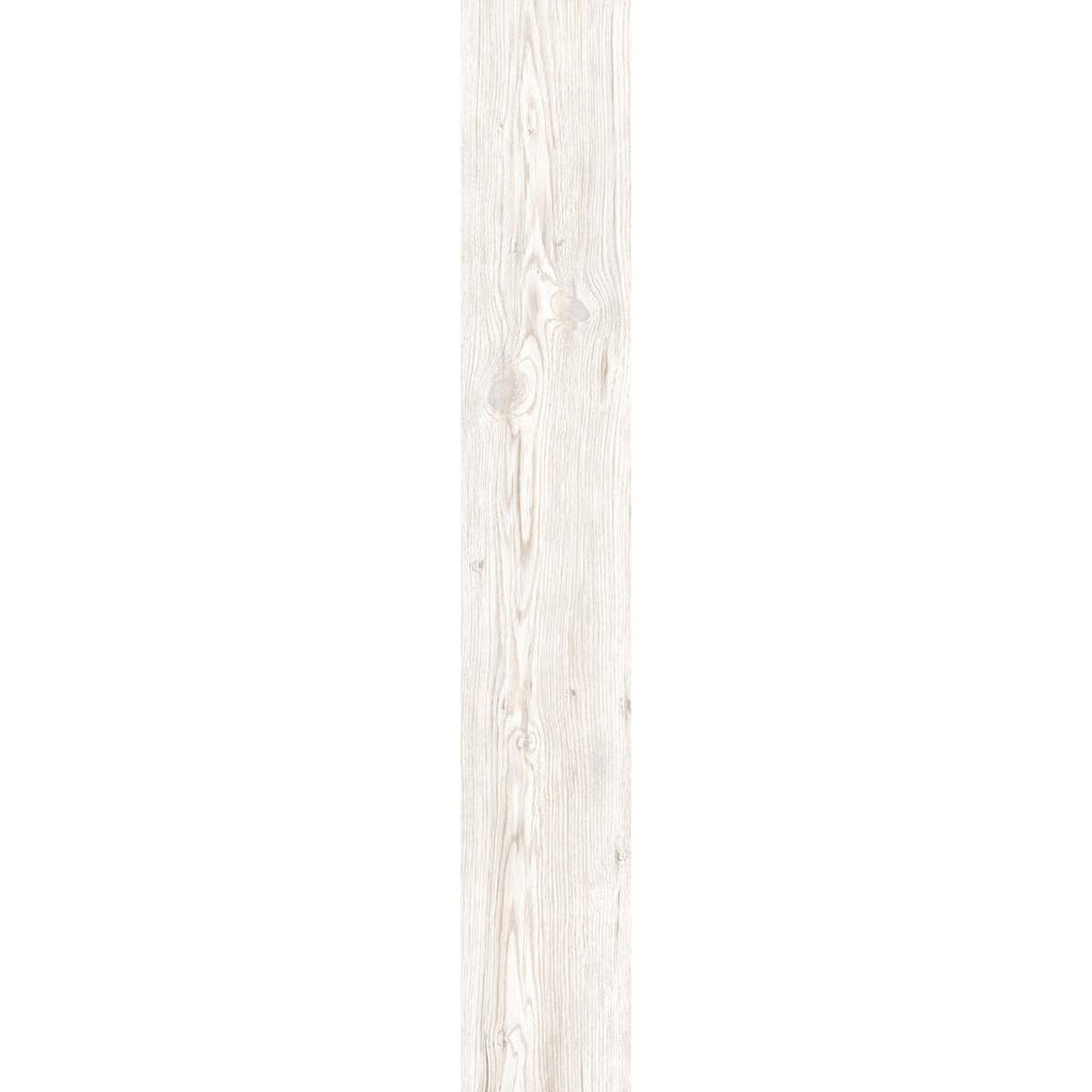 La Foresta White Wood Effect Porcelain Tile 15x100cm