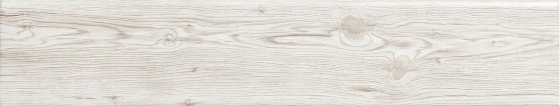 La Foresta White Wood Effect Porcelain Tile 15x100cm