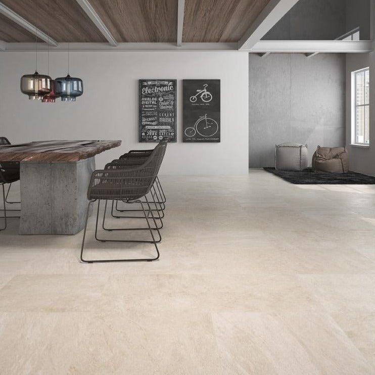 Concept Almond Porcelain Wall and Floor Tile 50x50cm
