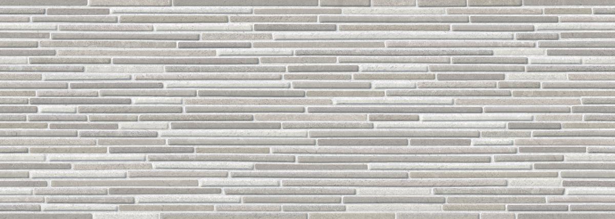 Concept Grey Decor Ceramic Wall Tile 25x70cm