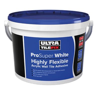 Ultra Tile Pro Super White Ready Mixed Tile Adhesive 15kg