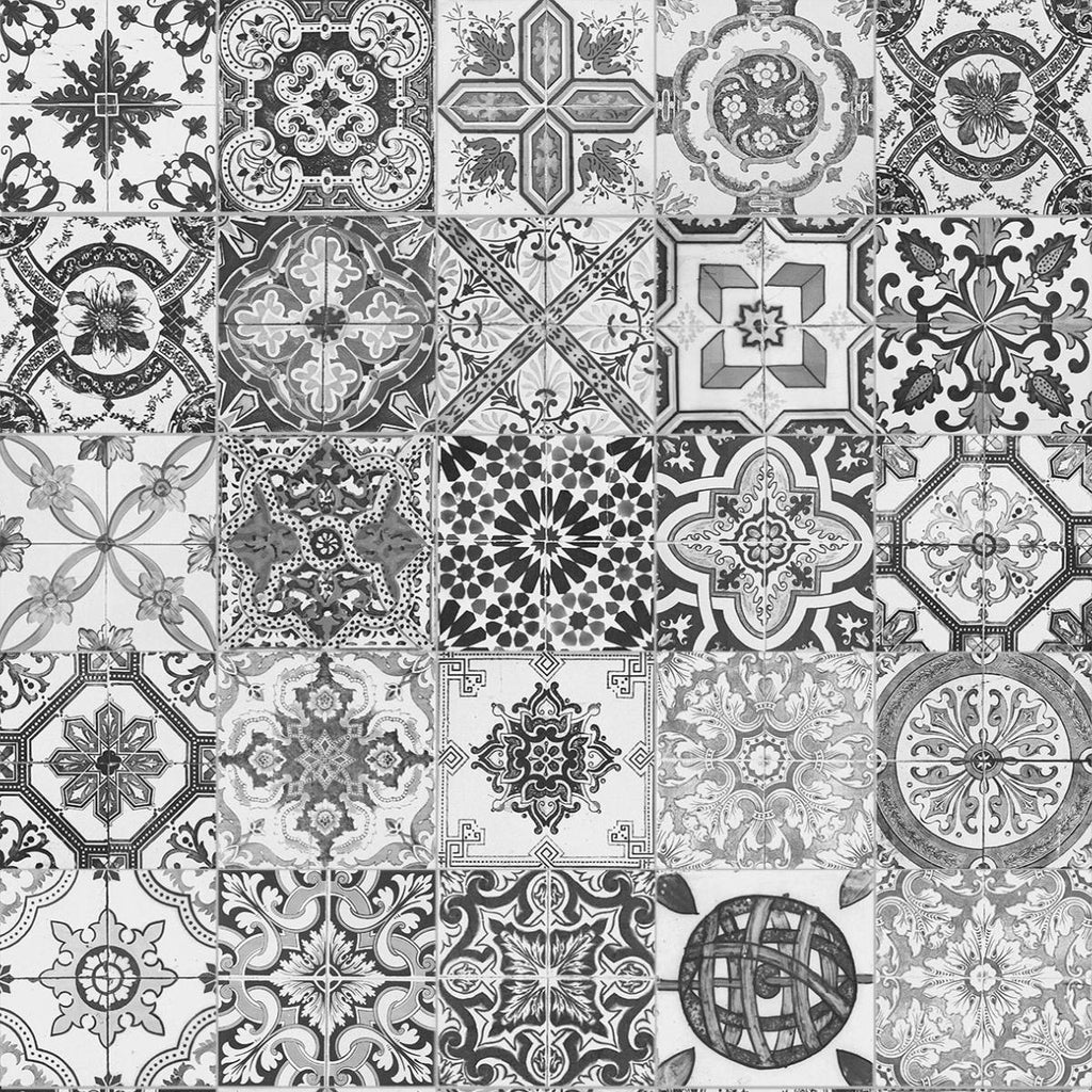 Morocco Grey Pattern Tile 20x20cm-Tile