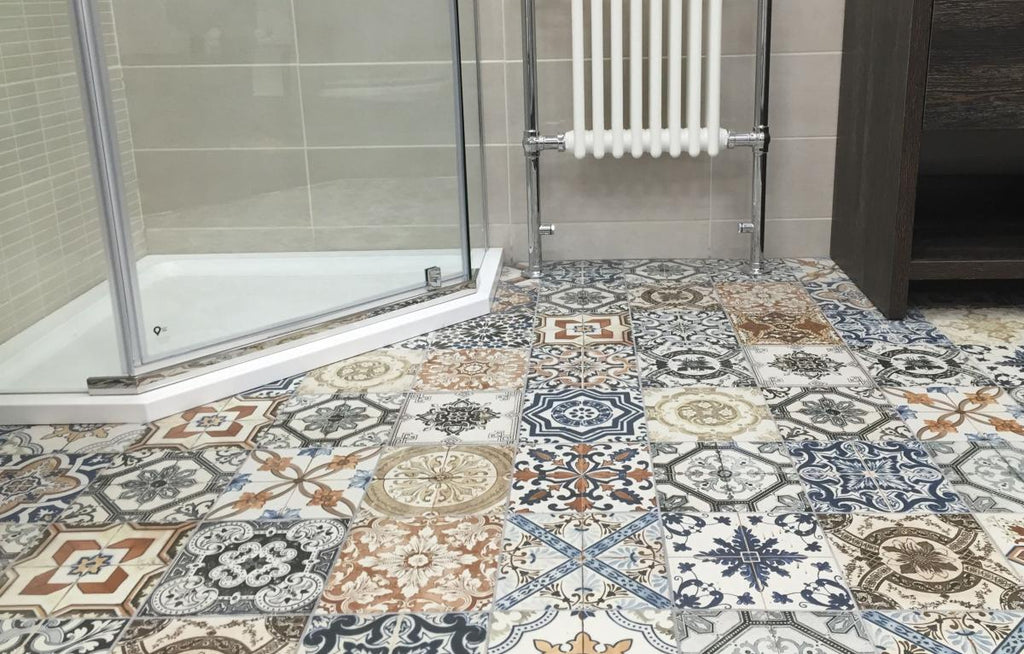 Morocco Multi Colour Pattern Tile 20x20cm-Tile
