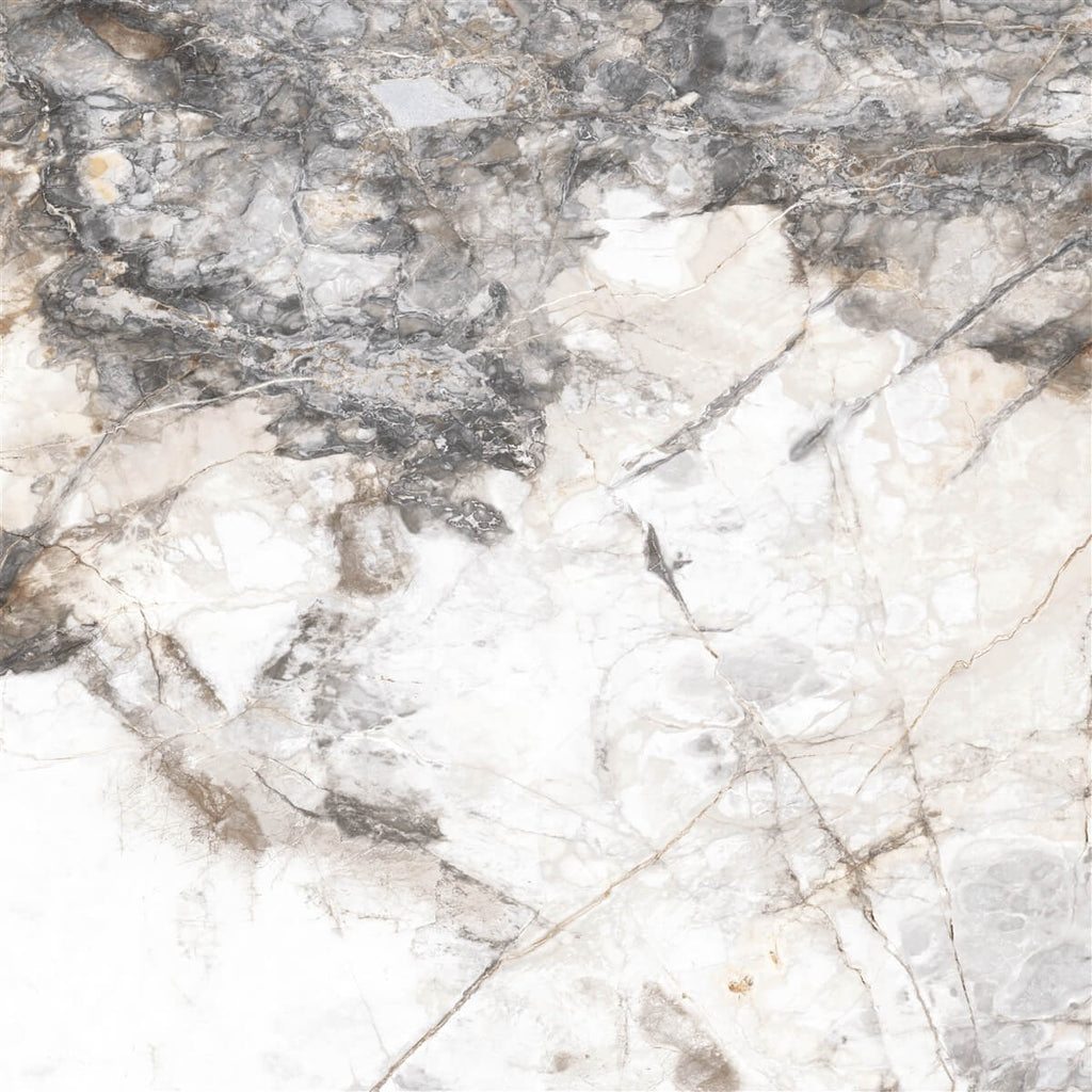 Yurtbay Invisible Satin Porcelain Marble Effect Tile 60x60cm