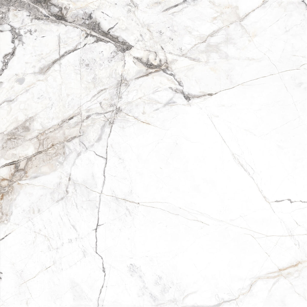 Yurtbay Invisible Satin Porcelain Marble Effect Tile 60x60cm